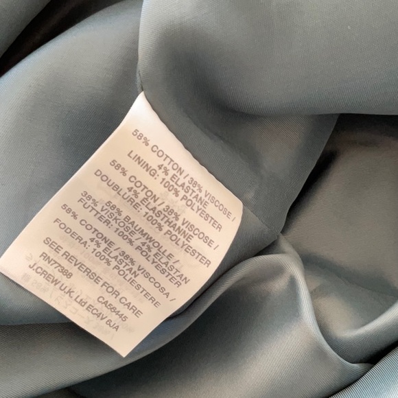 J Crew Lined pencil skirt VGUC size P4 - Picture 5 of 5